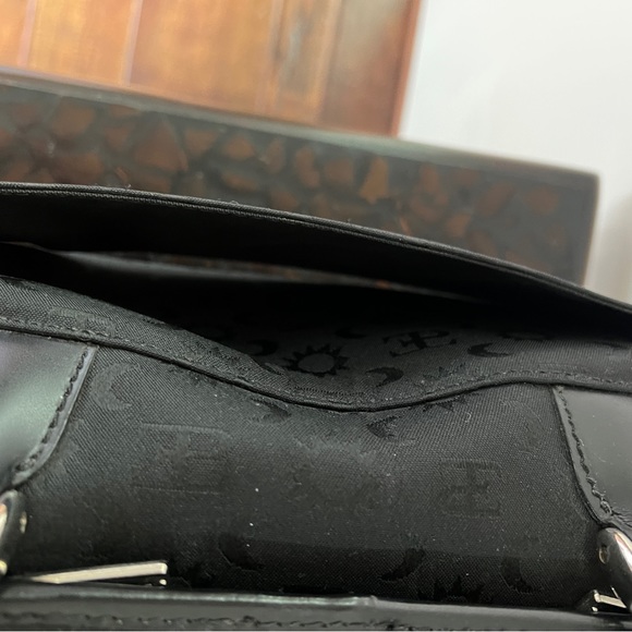 EL PORTAL luggage, “train case,” Iconic brand,black monogram, 13 x 10x 9, EUC - Picture 10 of 13